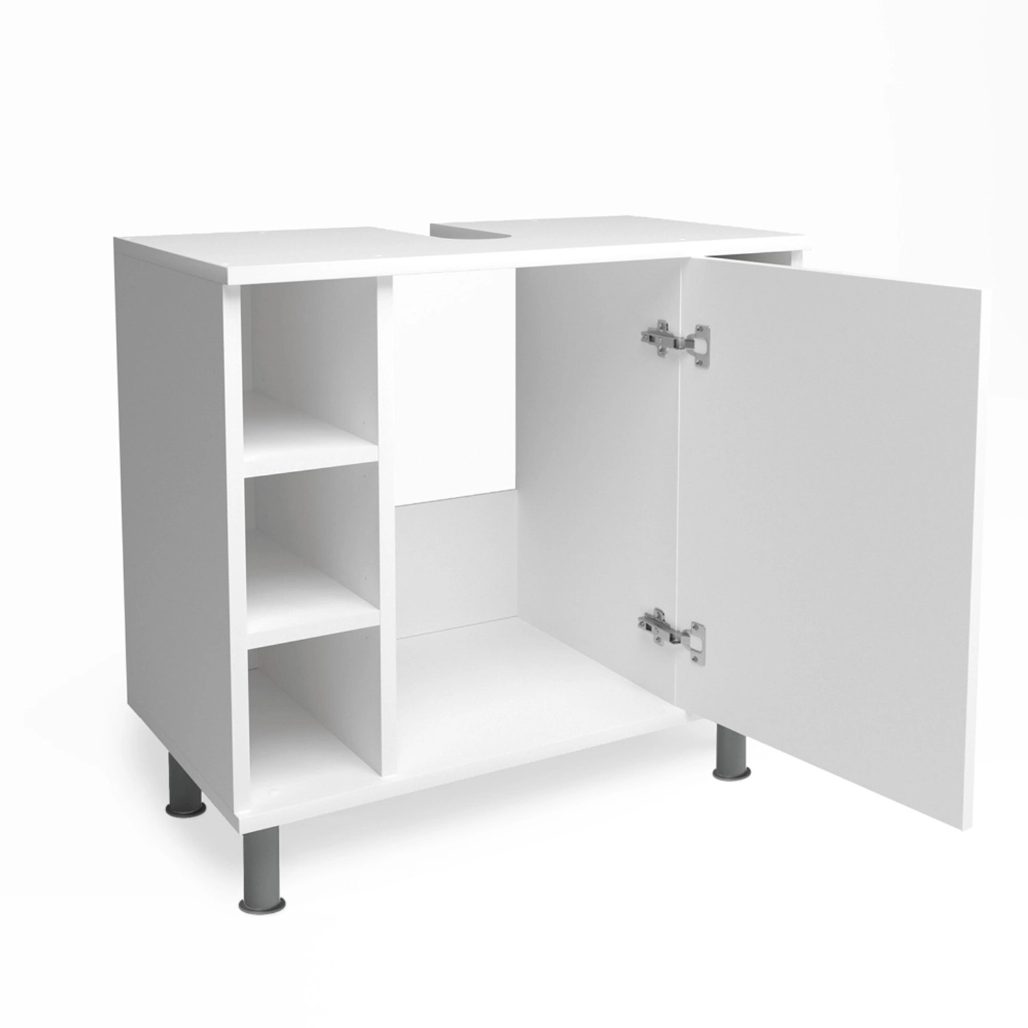 Vicco Waschbeckenunterschrank Fynn Weiß 60 x 54 cm