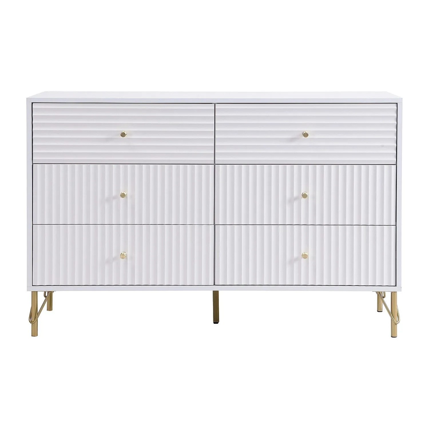 Vente-unique Kommode Loureo Weiß 120 cm