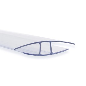 KARAT Verbinder für Doppelstegplatten, H-Profil, 121cm, 16mm Stärke.