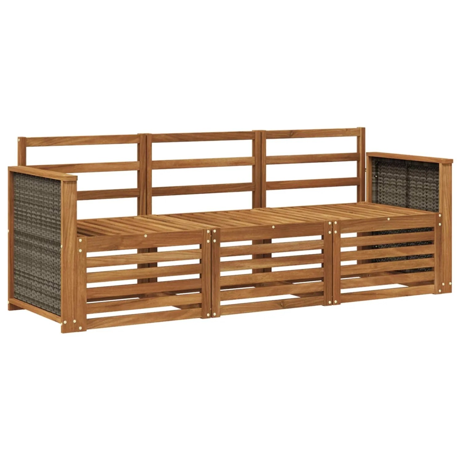 vidaXL Sofagarnituren 3 Stk Massivholz Akazie 3383955