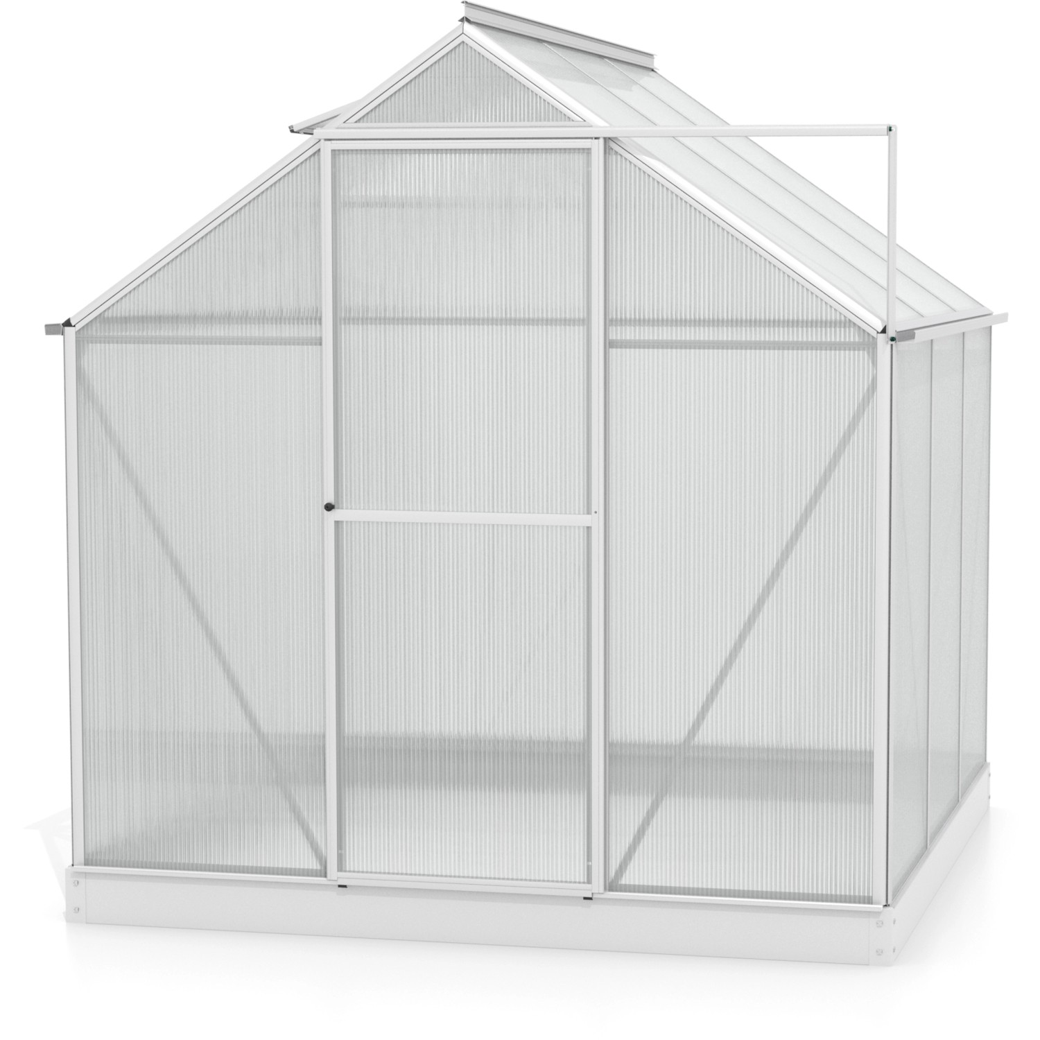 Gewächshaus Triton 3800 mit Alu-Rahmen und Fundament. Ideal für den Garten.