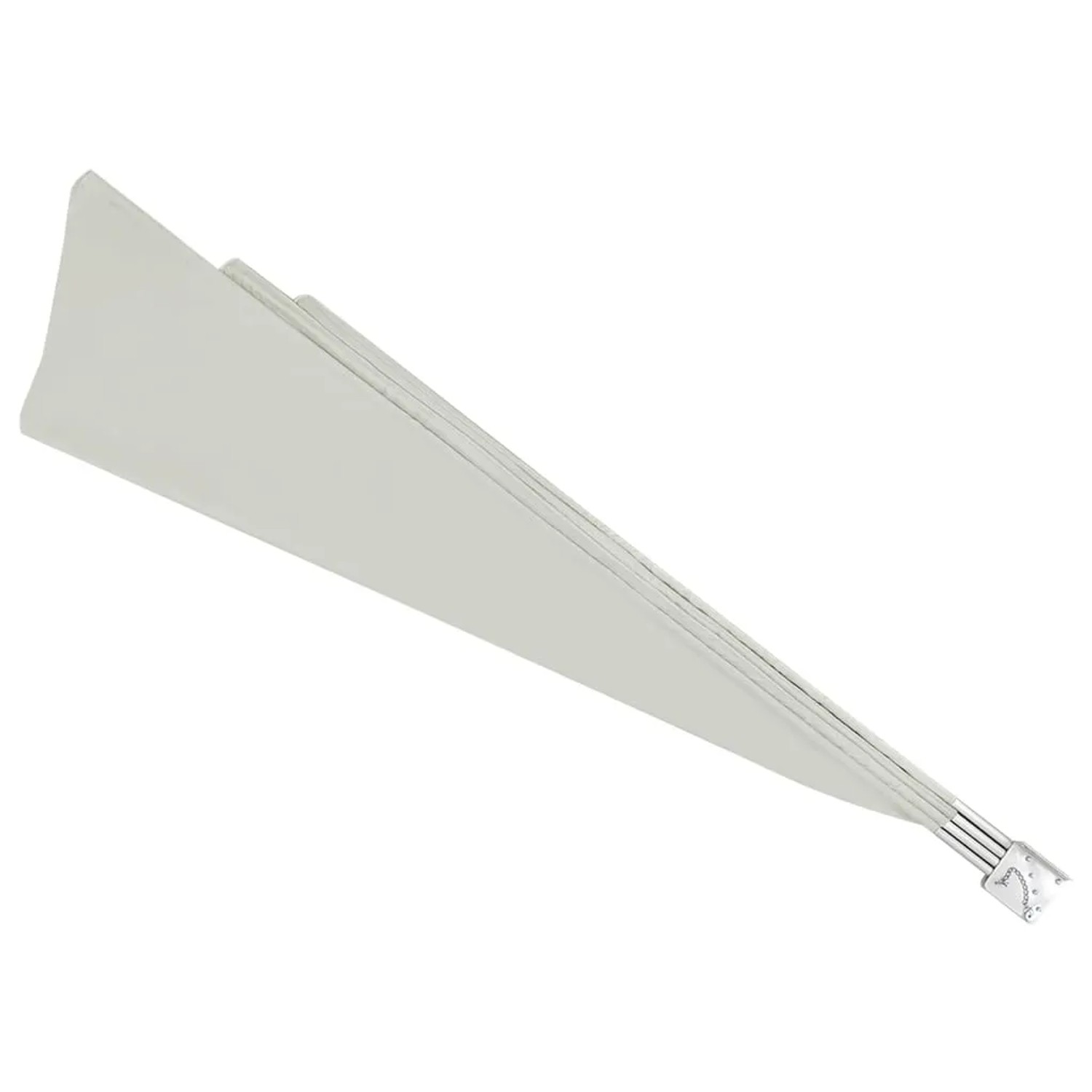 furnicato Faltbarer Balkonfächer, creme, 160x240 cm, zusammengeklappt.