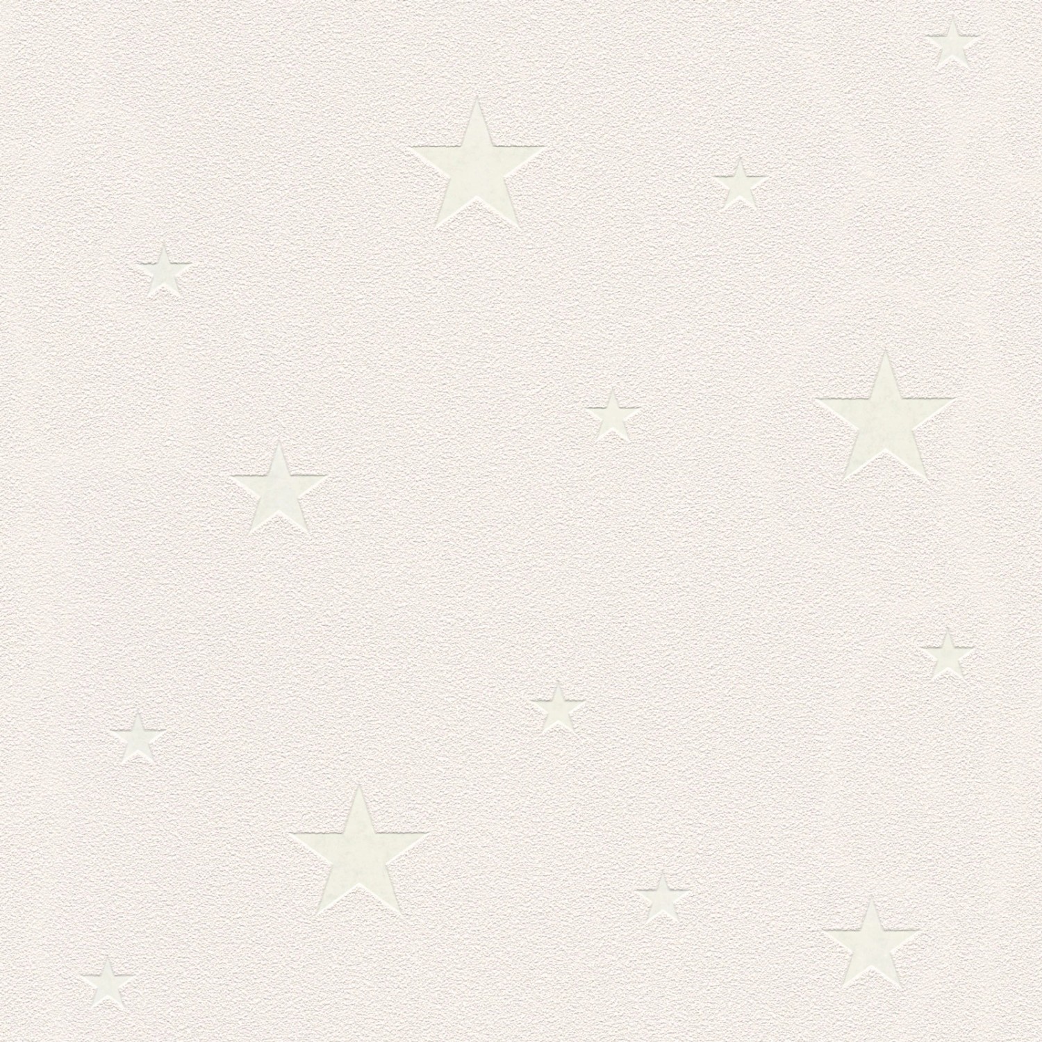 Bricoflor Tapete mit Sternenhimmel Leuchtend Fluoreszierende Tapete in Creme Beige Stern Vliestapete mit Vinyl Ideal für