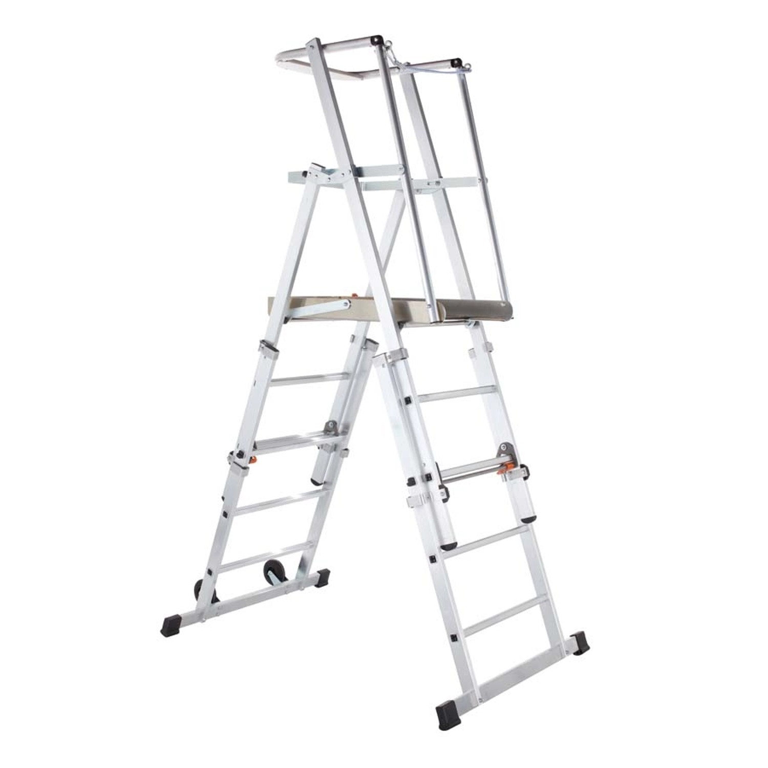 Zarges Teleskop-Plattformleiter ZAP Telemaster S 7 Sprossen