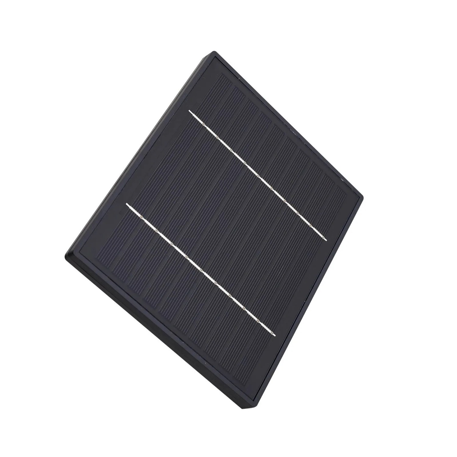 Schwarze Lindby LED Solar-Wegeleuchte Virane aus Aluminium, spritzwassergeschützt.