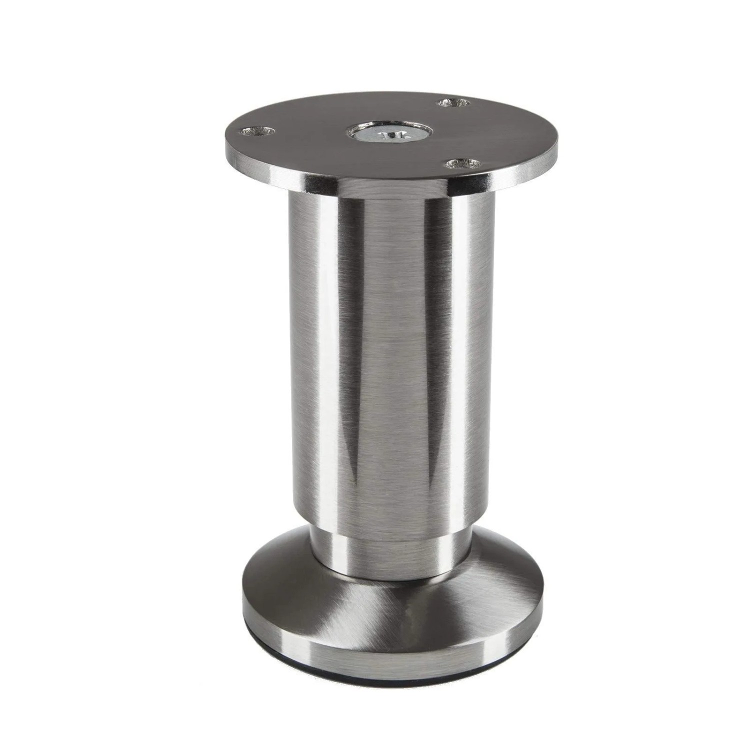 SOTECH Möbelfuß ALPHA Edelstahloptik Höhe 100 mm