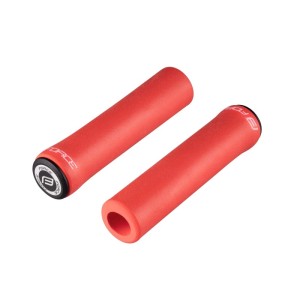 Rote Force Silikon Fahrradgriffe für Lenker, rutschfest und stoßdämpfend.