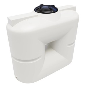 KMND 1000L Flach Trinkwasser Wassertank Weiß