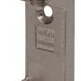 Hettich Rohrlager, 15/30 mm, vernickelt, zur Bodenbefestigung für Schrankrohre.