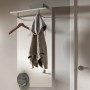 Inn.Furn Garderobenpaneel Weiß 55 cm mit Kleiderstange Grazie_3