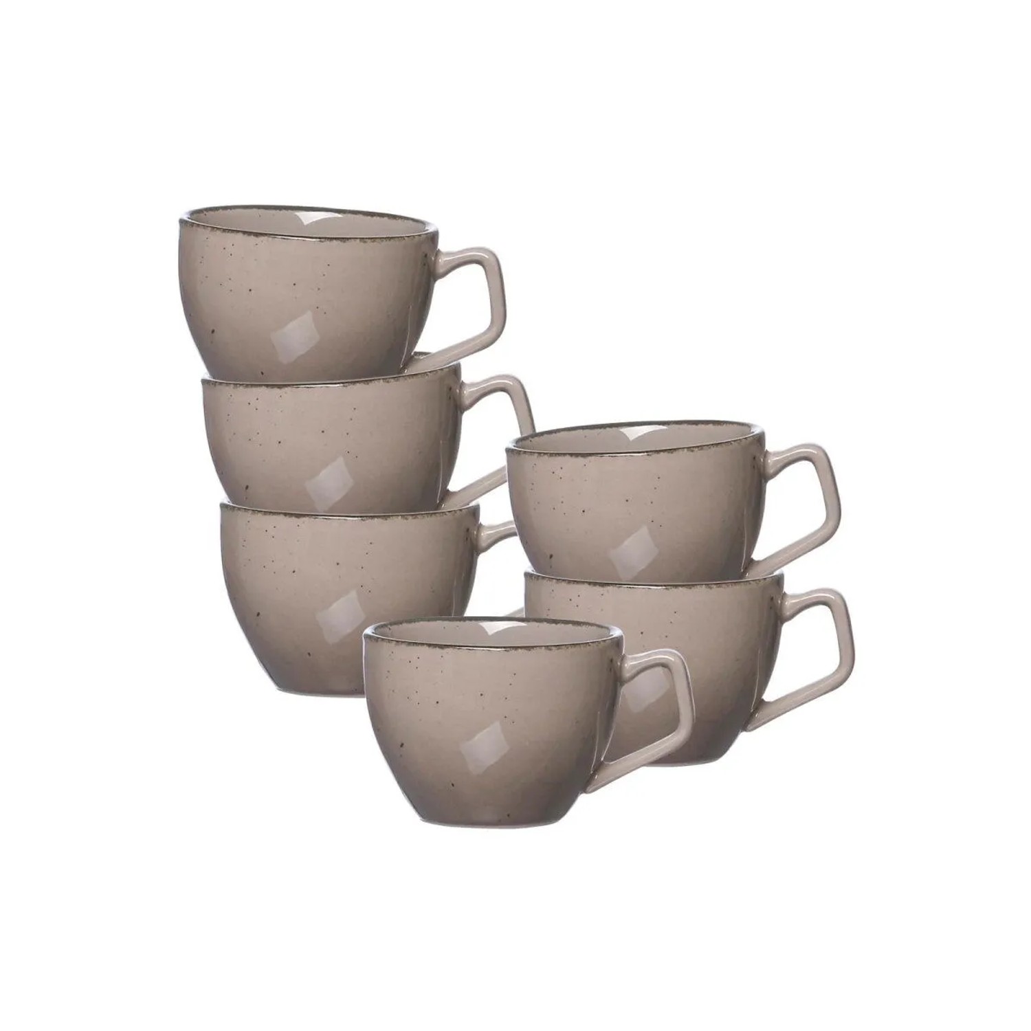 Ritzenhoff & Breker Casa Espressotasse 80 ml 6er Set Nougat