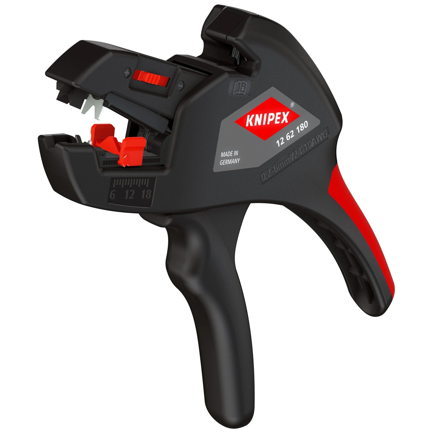 KNIPEX ComStrip Abisolierzange, automatische Zange zum Abisolieren von Kabeln.