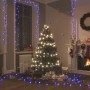 Blaue 100m LED-Lichterkette mit 1000 LEDs, festliche Weihnachtsdekoration im Innenbereich.