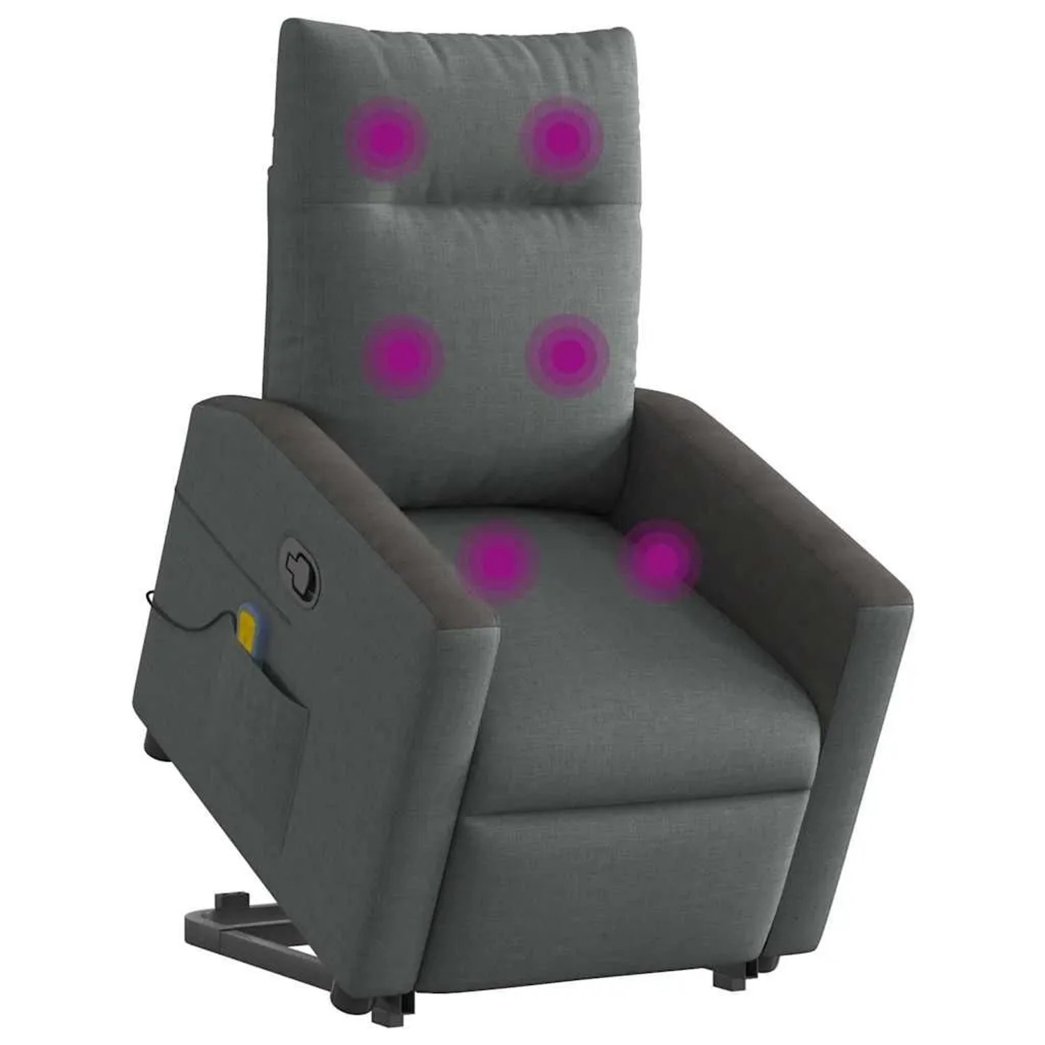 vidaXL Massagesessel mit Aufstehhilfe Dunkelgrau Stoff 3324060 günstig online kaufen