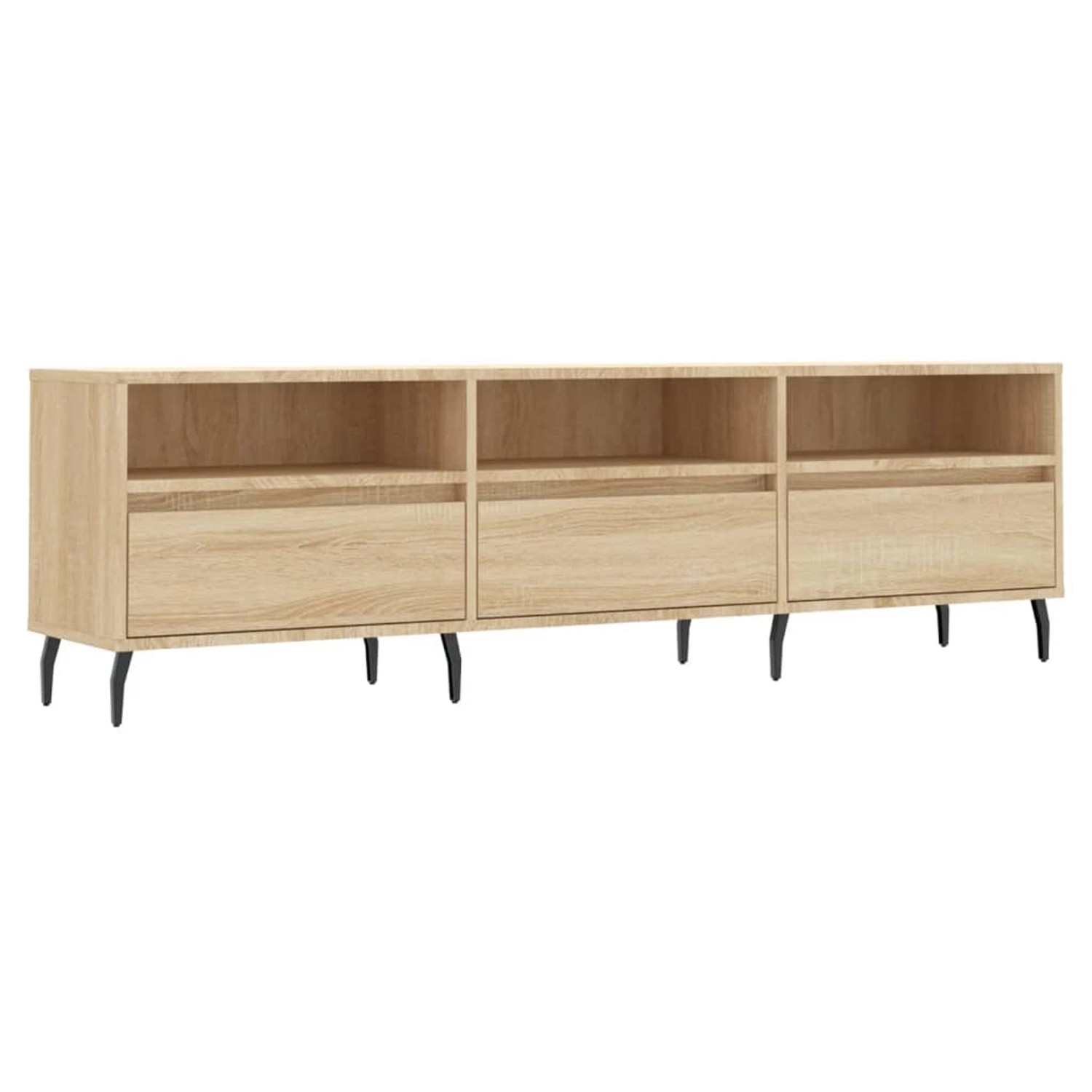 vidaXL TV-Schrank Sonoma-Eiche 150x30x44,5 cm Holzwerkstoff 831295 günstig online kaufen