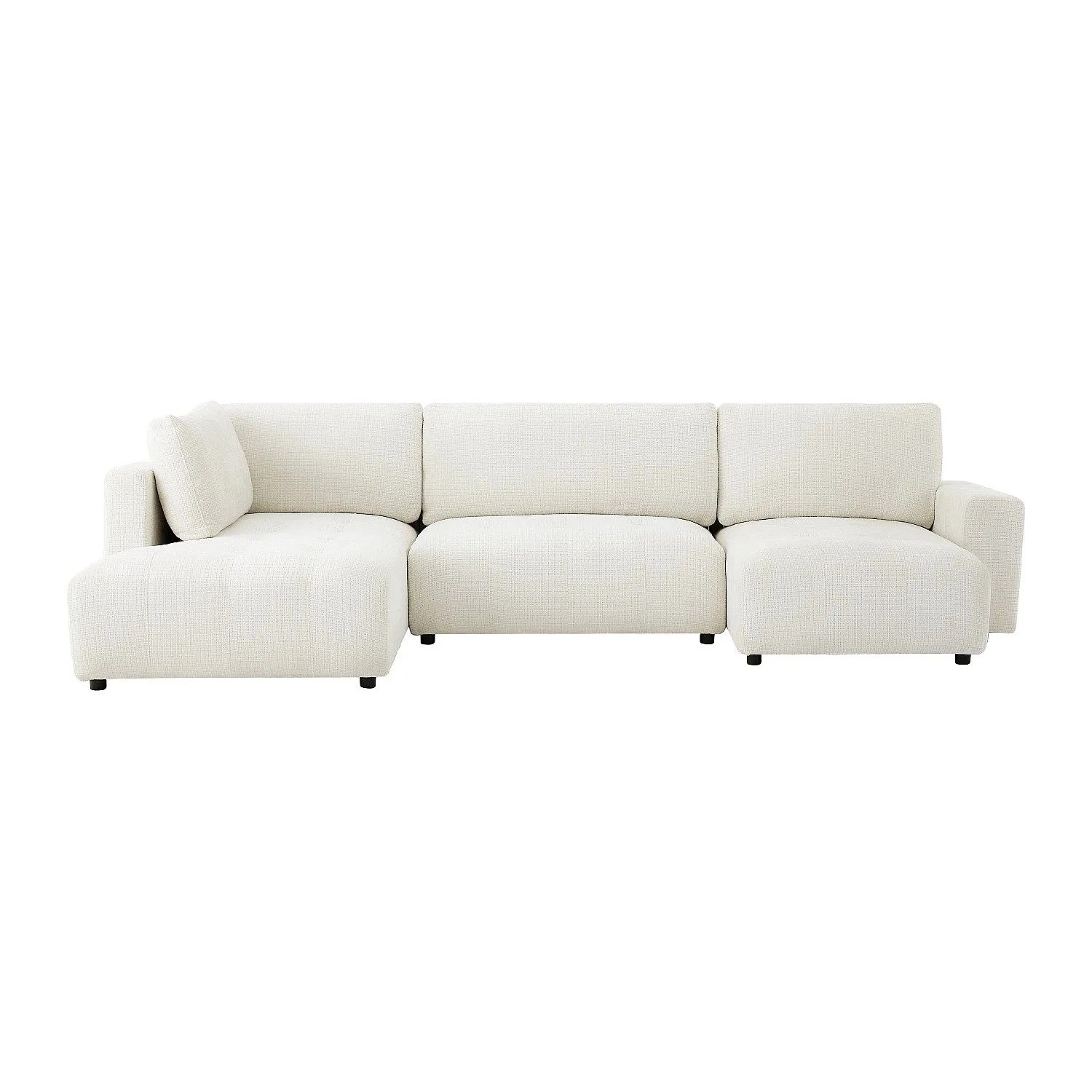 Vente-unique Sofa Ohne Schlafmöglichkeit Celaro Beige 352 cm