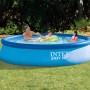 Blauer Intex Easy Set Pool (Ø 366 cm) mit Familie im Garten.
