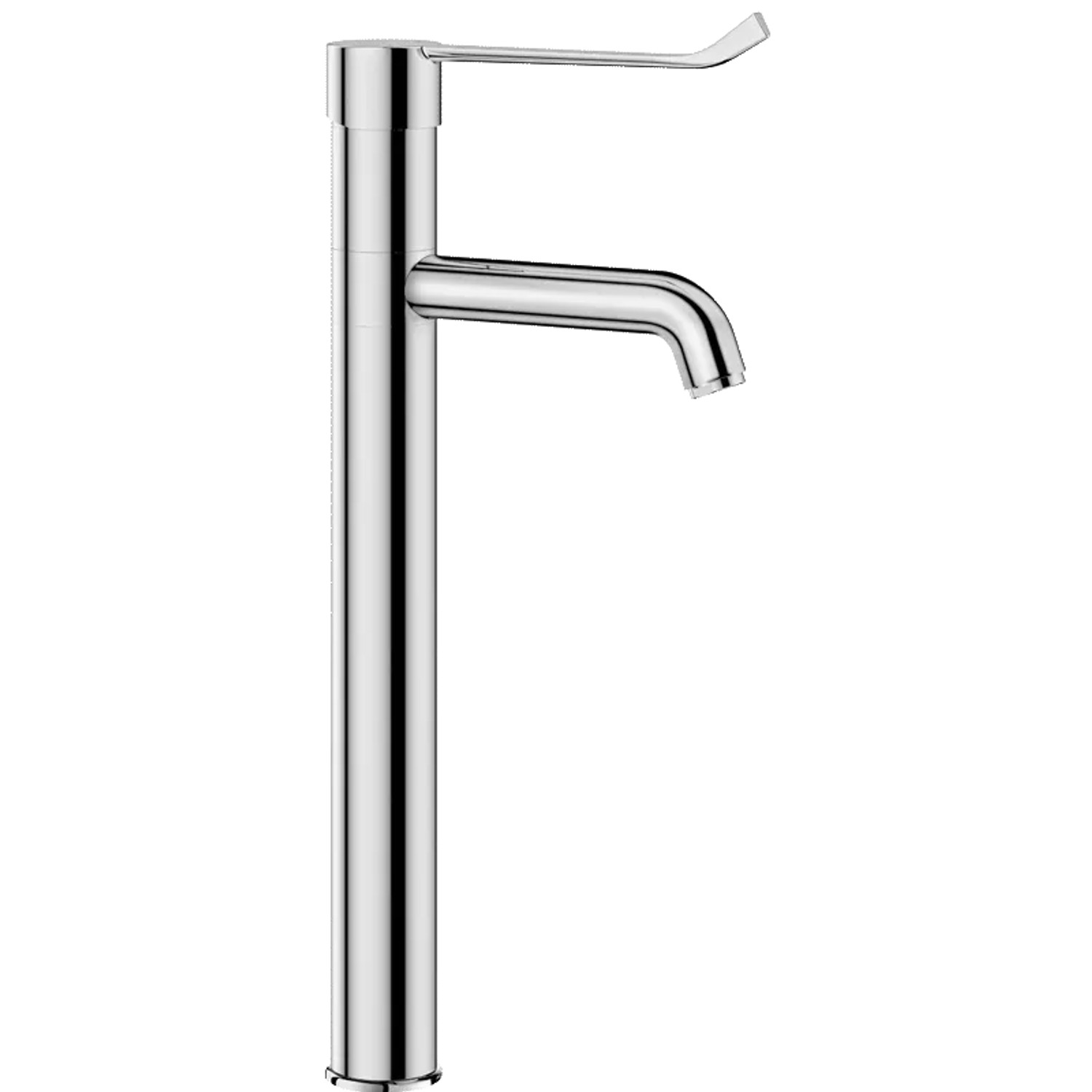 Delabie WT-MBatt. EP Einhebelmischer Schwenkauslauf hoch H305 L140 Hygienehebel