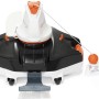 Flowclear Aquarover Poolroboter für die automatische Poolreinigung, mit Bürste und Zubehör.