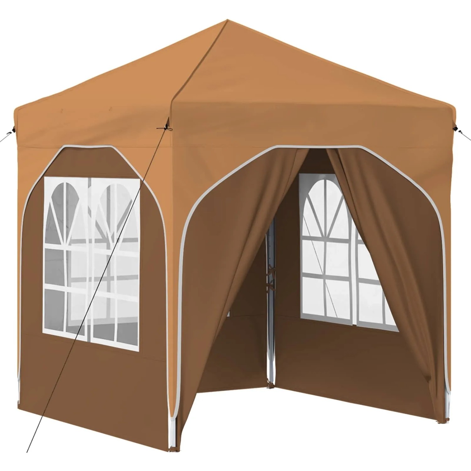 vidaXL Pop-Up Partyzelt 192 x 192 x 245 cm Beige 42019837