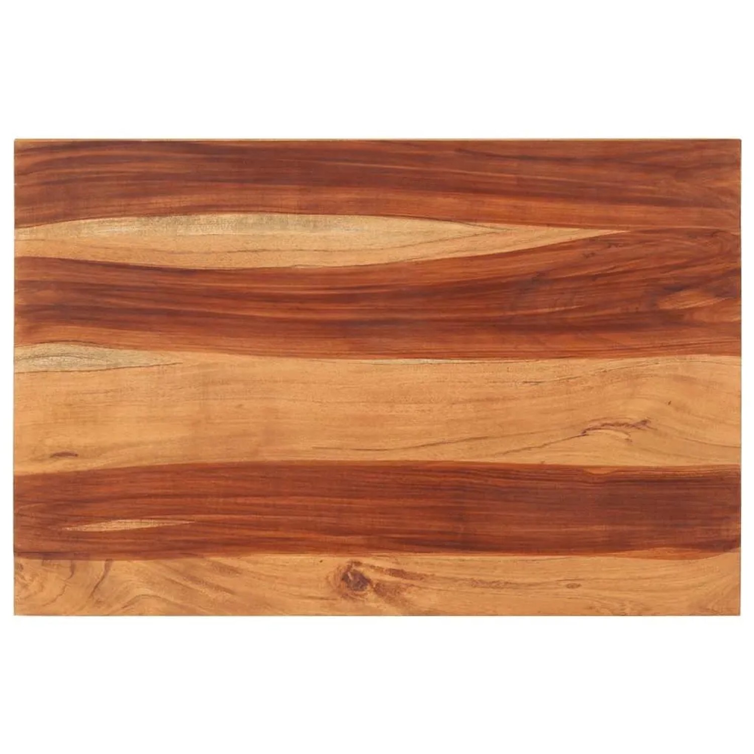 vidaXL Tischplatte Massivholz Palisander 25-27 mm 60x90 cm 285991