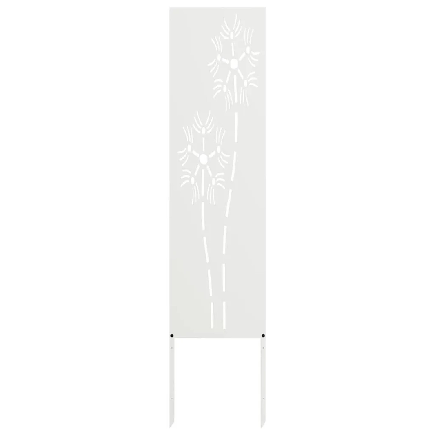 vidaXL Garten Sichtschutz-Leinwand Weiß 32 x 140 cm 876211