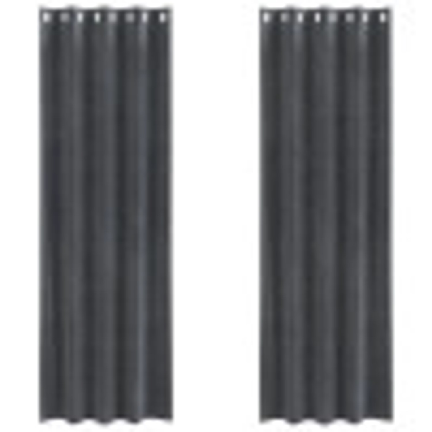 vidaXL Vorhänge 2 Stk Hellgrau 140 x 225 cm Samt 4107255 günstig online kaufen