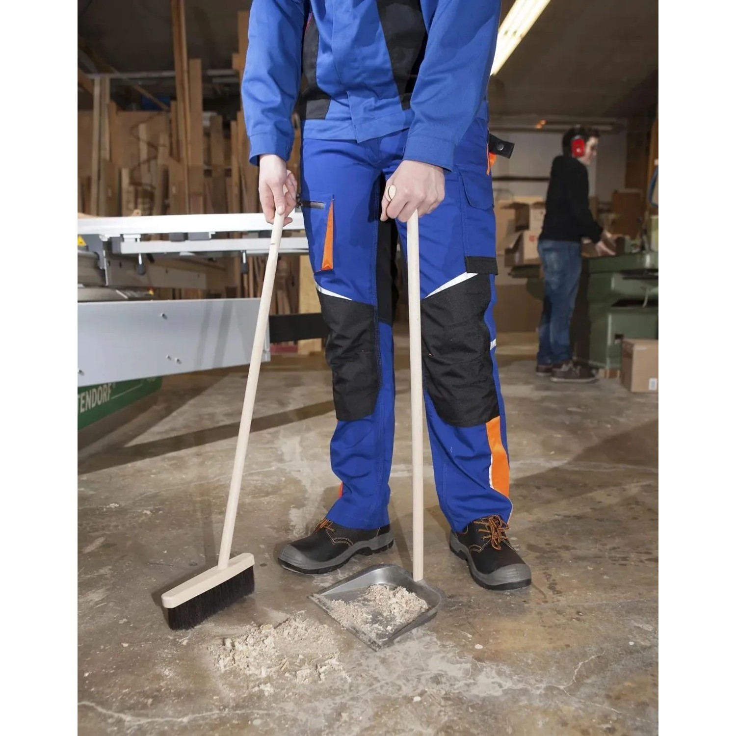 Westfalia Steh Kehrgarnitur Faule Grete 107 cm Holz Braun_6