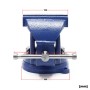 Wiltec Schraubstock Heavy Duty 100Mm Klemmbacke Amboss Werkbank Hd Spannwerkzeug_4