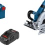 Bosch Professional GKS 18V-70 L Handkreissäge mit Akkus und L-Boxx.