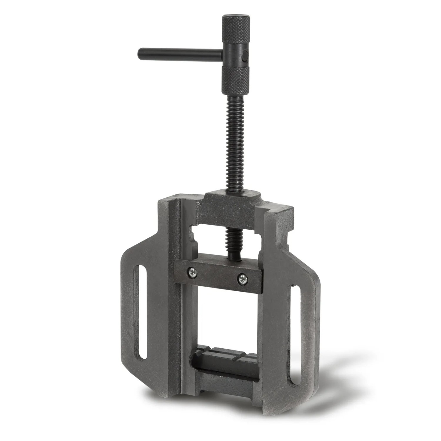 EBERTH Maschinenschraubstock, 125mm Backenbreite, max. 100mm Spannweite, aus Grauguss und Stahl.