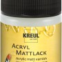 Kreul Acryllack Matt, 50ml, farbloser Kunstharzlack für Bastelarbeiten.
