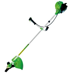 Zipper Benzin-Motorsense ZI-MOS4T Set mit drei Schneiden, 4-Takt-Motor, 1 kW.