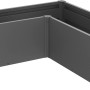 Biohort Belvedere Mini Pflanzbeet, Gr. L150, Dunkelgrau-Metallic, Metall-Hochbeet.