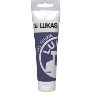 Tube LUKAS Cryl Terzia Acrylfarbe Preussisch Blau, 125ml. Künstlerbedarf für Leinwand, Papier und mehr.