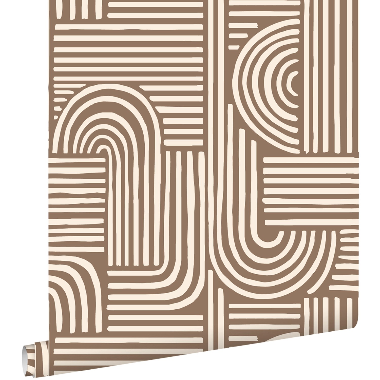 ESTAhome Tapete 3D-Muster Braun 50 x 900 cm günstig online kaufen