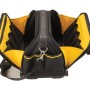 Offene Stanley FatMax Werkzeugtasche FMST1-73607 mit Fächern und Tragegurt.