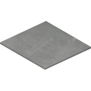 Feinsteinzeug Terrassenplatte Station Iron, grau, 60x60 cm, 2er-Pack.