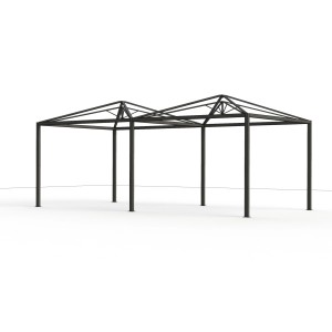 Siena Garden Pergola Erweiterung Comuna, Stahlrahmen für Laube & Pavillon.