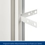 Detailaufnahme der Hörmann ZK Stahltür mit Mauerankern für einfache Montage.