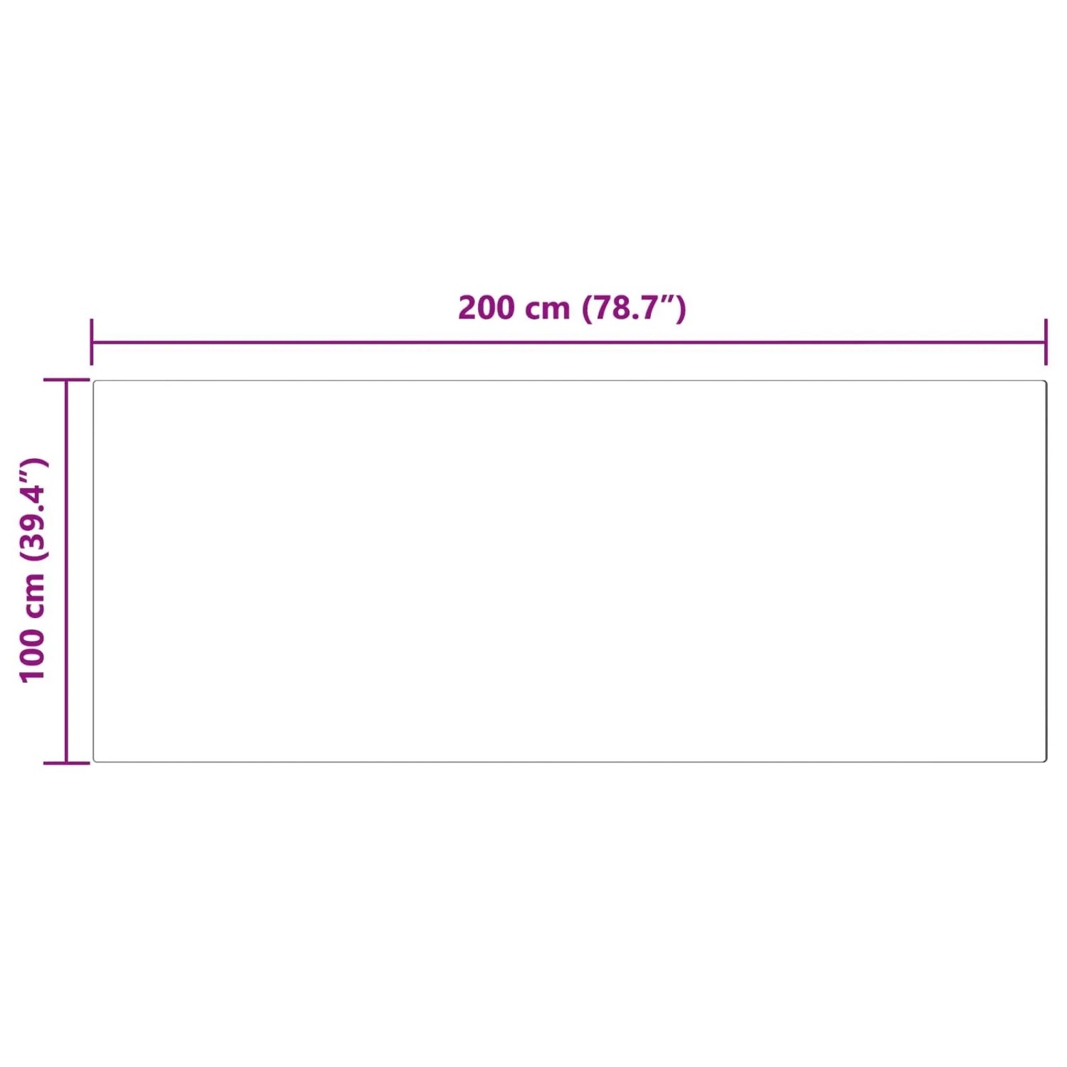 vidaXL Kunstschaffell Teppich Tafalla Anthrazit 100 x 200 cm Polyester 42021591_10