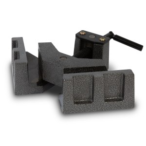 EBERTH Winkelschraubstock, 104mm Backenbreite, Grauguss, für Werkbankmontage.