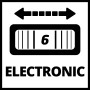 Symbol für die Drehzahleinstellung des Einhell Schwingschleifers TE-OS 2520 E.