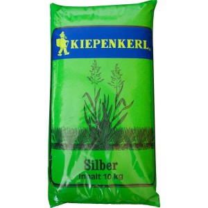 Kiepenkerl Gala-Rasenmischung Silber, 10 kg Sack Rasensamen für einen strapazierfähigen Rasen.