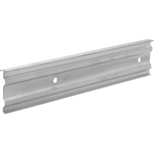 Alu Kappleiste, 56x13x1 mm, 1000 mm lang, für Dachbleche, stranggepresst.