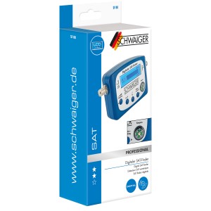 Schwaiger SAT-Finder SF80 531 m. LCD-Display Blau