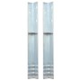 vidaXL Bodenanker L-Form für Spielturm 2 Stk Stahl 5 x 5 x 50 cm 142301