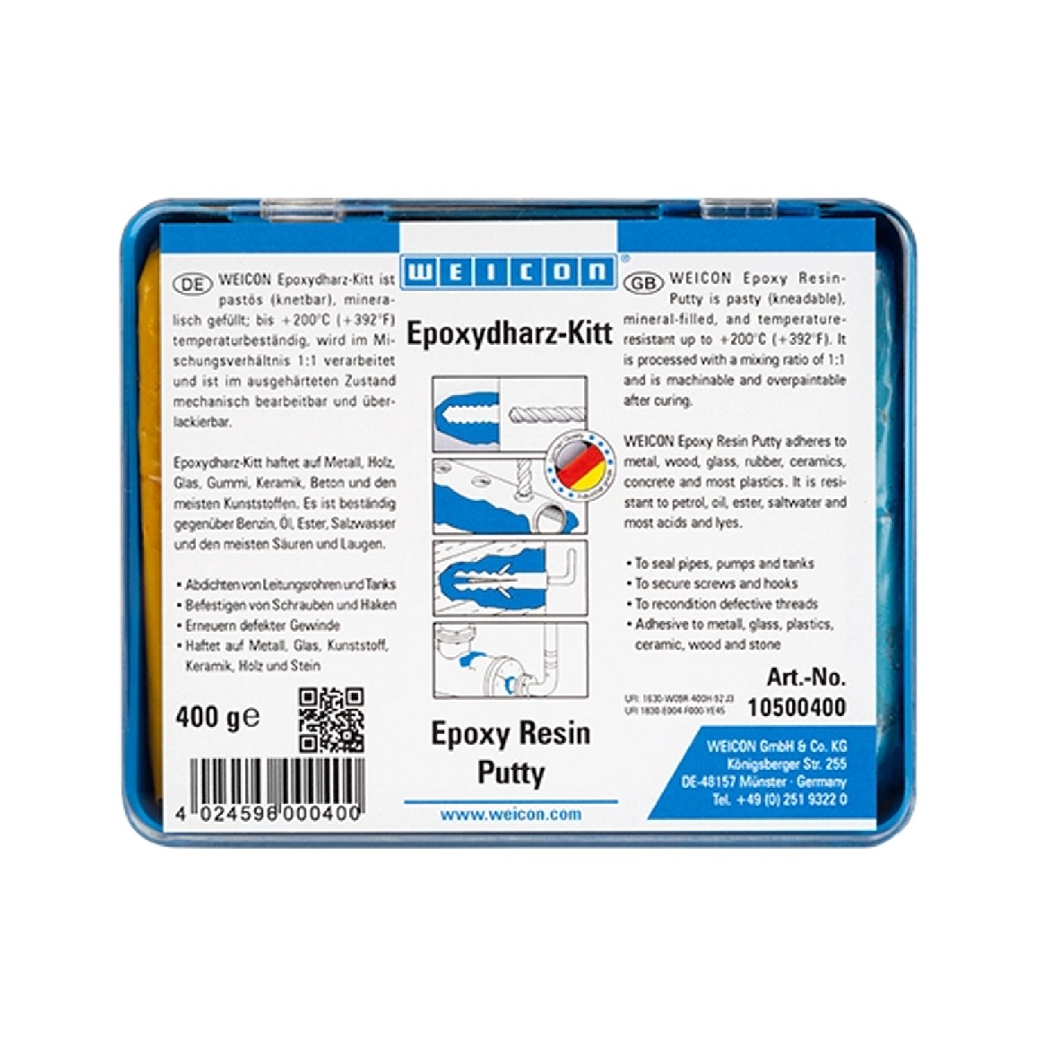 WEICON Epoxydharz-Kitt  400 g