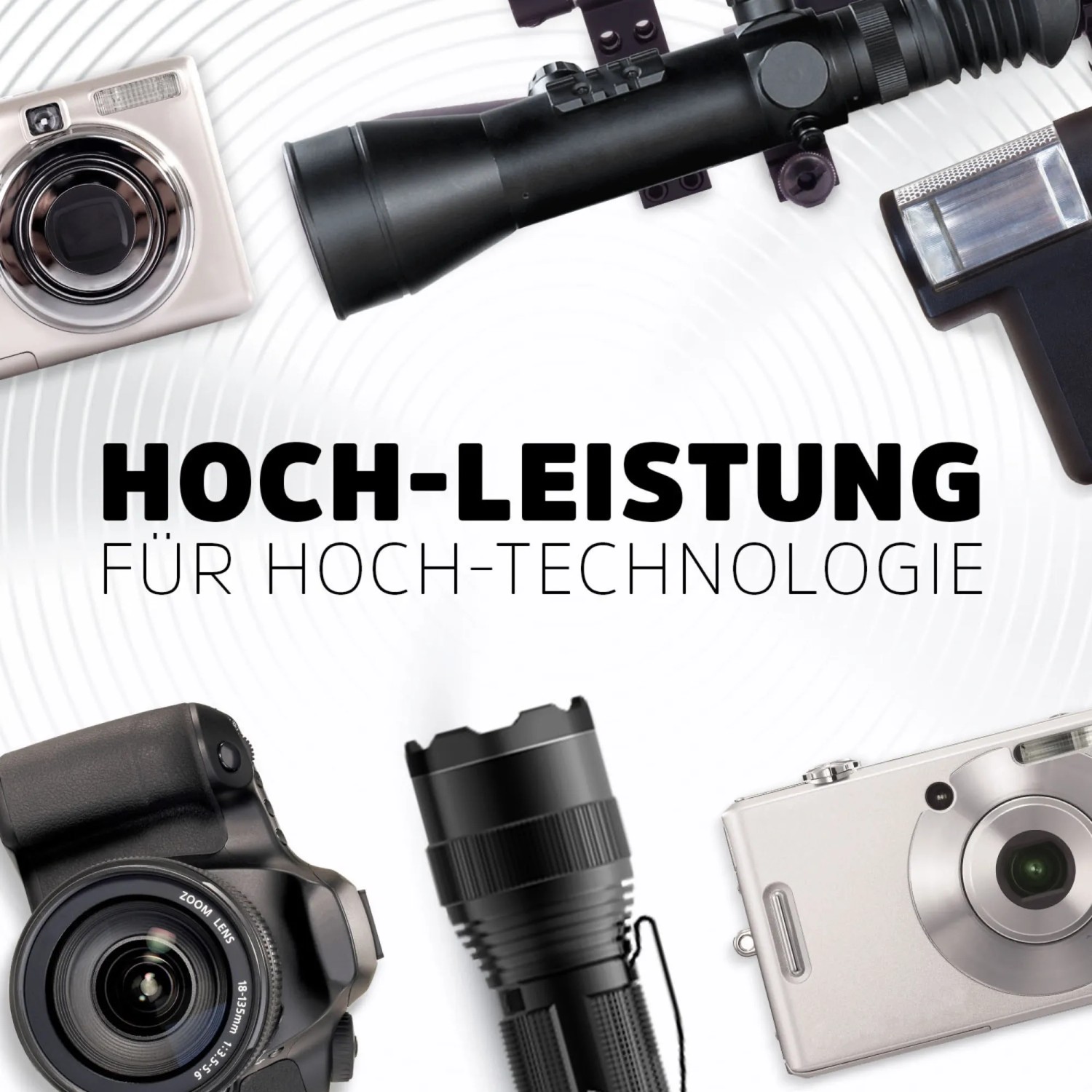 Produktbild für Energizer Lithium 123 Fotobatterien (2er-Pack) mit Kameras und Taschenlampe.