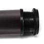 SOTECH Möbelfuß JIMMY, Ø50 mm, 150 mm hoch, schwarz, mit Höhenverstellung.